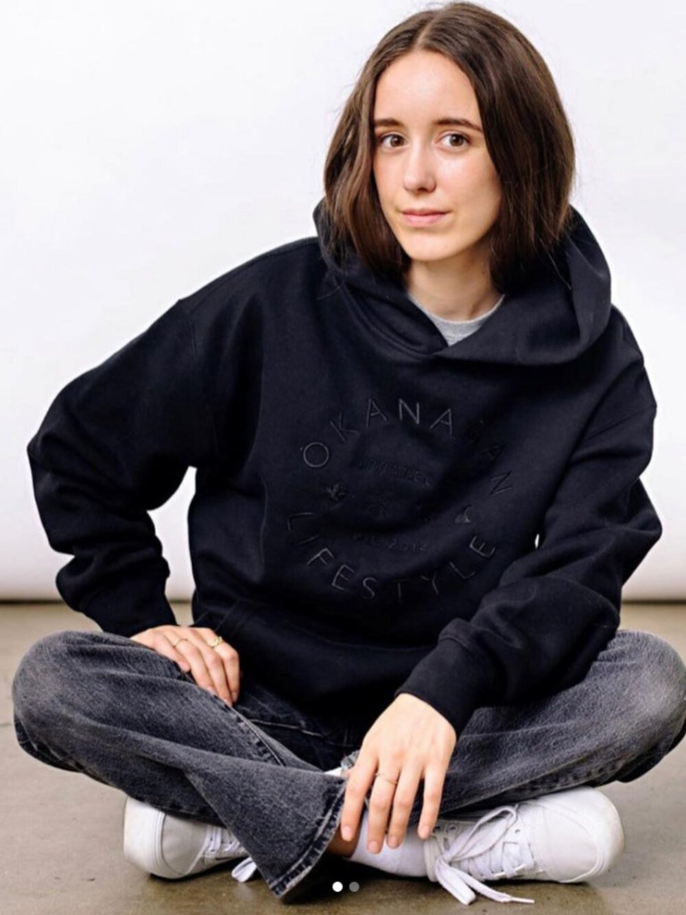 Okanagan Lifestyle Classic Embroidered Hoodie Unisex - Size XS